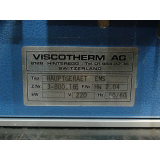 Viscotherm main unit EMS Z.Nr. 3-800. 165 F.Nr. HW 2.04