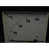 0 - 400 °C / 0 - 20 mA  Analoganzeiger 144 x 144 x 54 mm