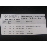 BERG Clamping Technology Seal set for rotary guide 739.12264.100.0