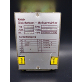 Knick 1310 Y No. 167058 Direct current - measuring amplifier