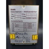 Knick 1905 Y No. 180416 Direct current - measuring amplifier