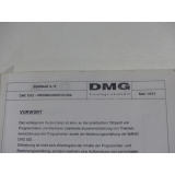 DMG Programmierkurs für DMG Steuerung CNC 532 , Seminar 3/3