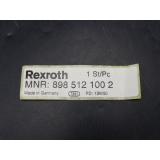 Rexroth MNR: 898 512 100 2 Connection plate > unused! <
