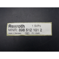 Rexroth MNR: 898 512 101 2 Anschlußplatte > ungebraucht! <