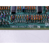 Siemens C98043-A1047-L100 29 Control card