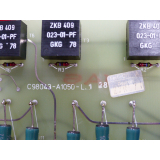 Siemens C98043-A1050-L.1 28 Control card