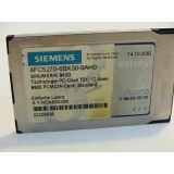 Siemens Sinumerik 840D Technologie PC-Card 6FC5270-6BX30-3AH0 SN T-ROAB00256