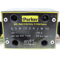 Parker D3W20DNJW30 spool valve 24V coil voltage