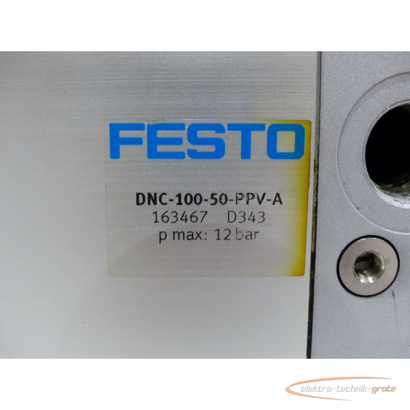 Festo 163467  DNC-100-50-PPV-A  Normzylinder NEU 