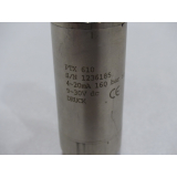 PTX 610 Pressure transmitter 160 bar SN:1236185