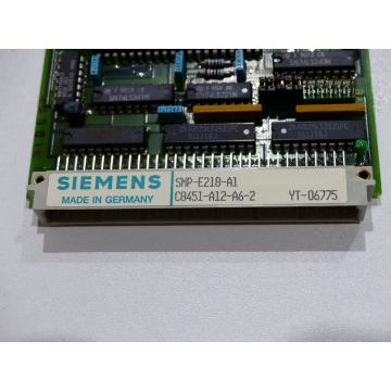 Siemens SMP-E218-A1 / C8451-A12-Al-2 Steuerungskarte SN:YT-06775
