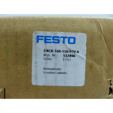 Festo DNCB-100-550-PPV-A Normzylinder 532896 > ungebraucht! <