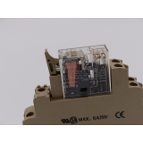 Omron G2R-2-SND relay 24 VDC 2821Y8 on relay socket 2632C