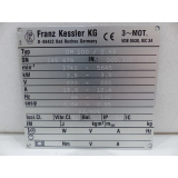 Kessler DM 100 / 2 KX Drehstrom-Asynchronmotor SN:145479