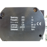 GMN TSE 100 cg - 6000 / 125 high speed spindle SN:R358399 > unused! <