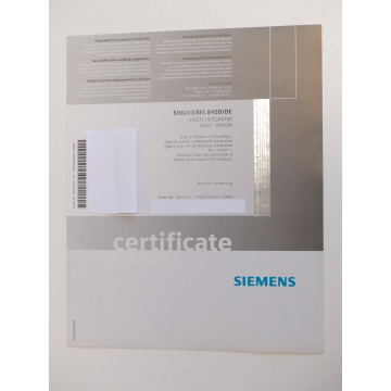 Siemens 6FC5250-0AC11-0AA0 Softwarelizenz - ungebraucht! -