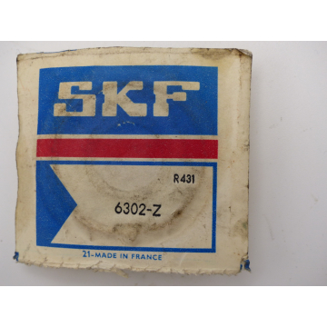 SKF 6302-Z deep groove ball bearing> unused! <