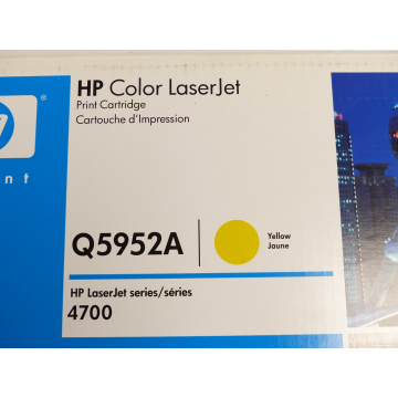 Hewlett Packard Q5952A Yellow Print Cartridge for HP LaserJet 4700 series - unused! -
