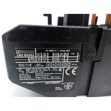 Telemecanique LR2 D3353 023293 motor contactor relay> unused! <