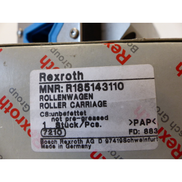 Rexroth roller carriage MNR: R185143110 - unused! -