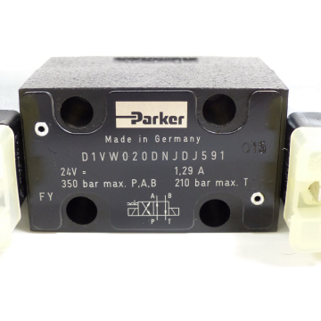Parker D1VW020DNJDJ591 directional valve 24V coil voltage - unused! -