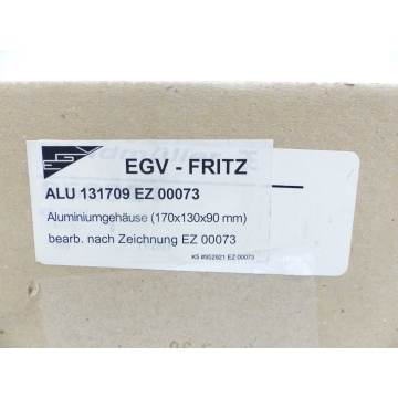 EGV-FRITZ ALU 131709 EZ 00073 aluminum housing (170x130x90 mm) - unused! -
