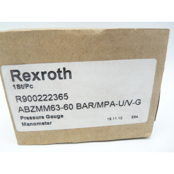 Rexroth MNR: R900222365 Kl. 1,6 ABZMM63-60> unused! <