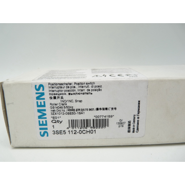 Siemens 3SE5112-0CH1 position switch> unused! <