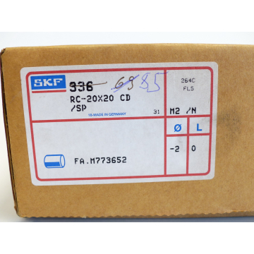 SKF RC - 20x20 CD/SP Tolerance: Ø - 2 L: 0 PU= 85 pieces - unused! -