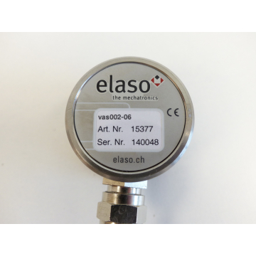 elaso vas002-06 Vibration pick-up item no. 15377 SN:140048 - unused!