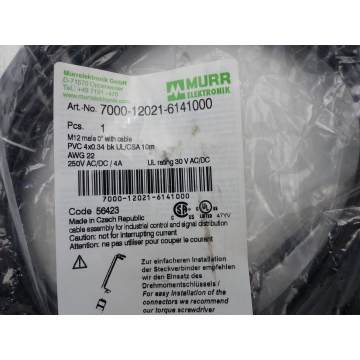 Murrelektronik 7000-12021-6141000 Cable > unused! <