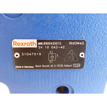 Rexroth SV10 GA2-42 Check valve MNR: R900455015 - unused!