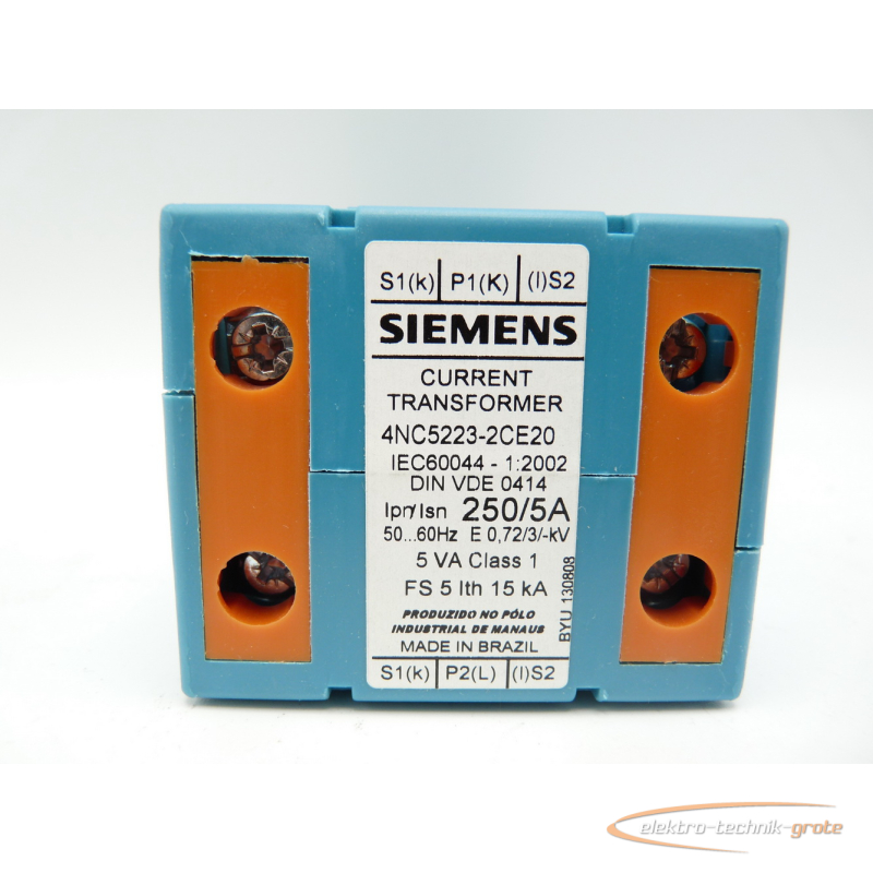 Siemens Stromwandler Transformer 4NC5223-2CE20 