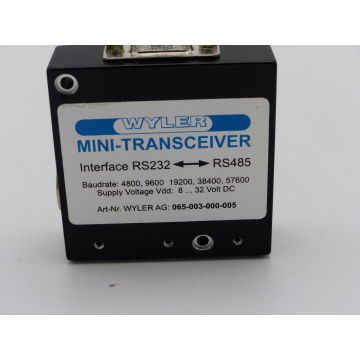 Wyler Mini Transceiver Interface RS232-RS485 without power supply - unused !