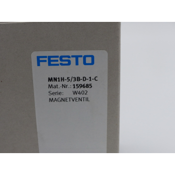 Festo MN1H-5/3B-D-1-C Magnetventil 159685 - ungebraucht ! -