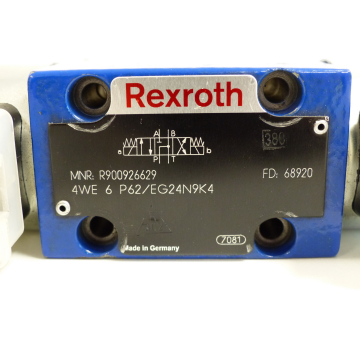 Rexroth 4WE 6 P62 / EG24N9K4 Wegeventil MNR: R900926629 - ungebraucht! -