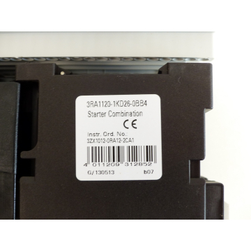 Siemens 3RA1120-1KD26-0BB4 starter combination - unused! -
