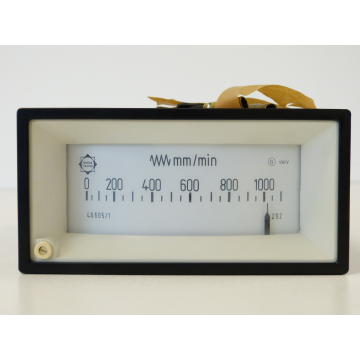 Rheintacho analog display 0-1000 ? mm/min - unused! -