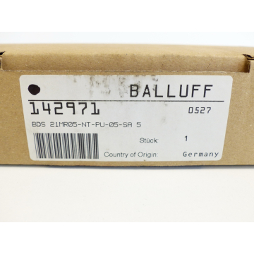 Balluff BDS 21MR05-NT-PU-05-SA5 Inductive sensor - unused!