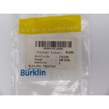 Bürklin 17E270 Resistor PU 100 pcs RoHS > unused! <