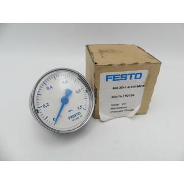 Festo MA-50-1-G1/4-MPA Mat.No. 192734 Series: V4 pressure gauge > unused! <