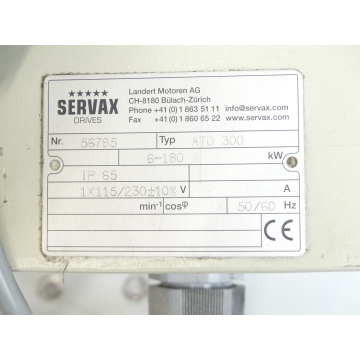 SERVAX ATD 300 Machine door actuator SN:56785