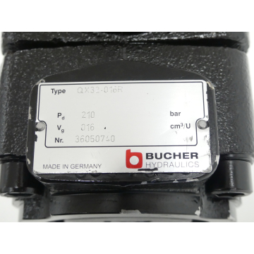 Bucher QX32-016R Internal gear pump SN:36050740 + AC motors FCA 90S-4
