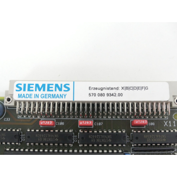 Siemens 6FC5111-0CB02-0AA0 Peripheriebaugruppe Version A SN:LBD2000000