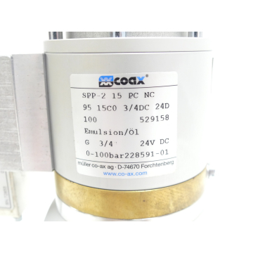 coax SPP-2 15 PC NC pressure reducing valve SN:529158