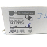 Telemecanique DL1 CF220 230 VPE 6 pcs. neon lamp > unused! <