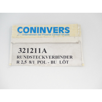 Phoenix Contact / Coninvers Rundsteckverbinder R 2,5 9 polig  - ungebraucht! -