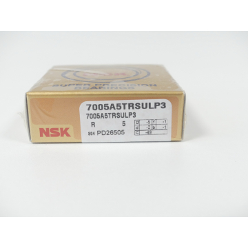 NSK 7005A5TRSULP3 precision angular contact ball bearing PD26505 - unused!