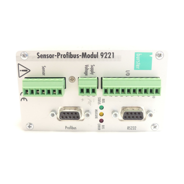 burster 9221 Sensor-Profibus-Modul SN:360410