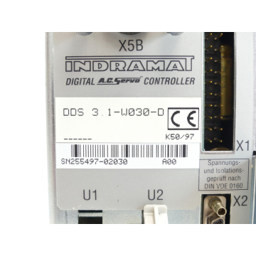 Indramat DDS 3.1-W030-D Controller SN:255497-02030 - unused!